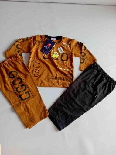 Picture of MDL00471 :: Size:9-12 Months :: Boys Full Sleave T Shirt and Pants Set