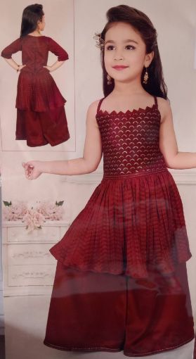 Picture of MDL00625 :: Size:5-6 Years :: Girls Top and Palazo Set