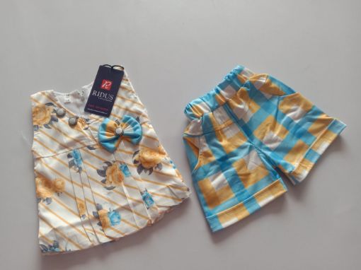 Picture of MDL00027 :: Size:18-24 Months :: Girls Top And Shorts Set