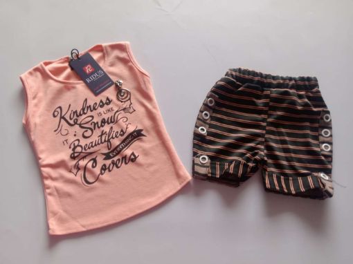 Picture of MDL00031 :: Size:4-5 Years :: Girls Top And Shorts Set