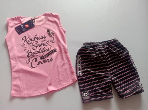 Picture of MDL00031 :: Size:7-8 Years :: Girls Top And Shorts Set