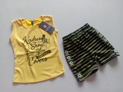 Picture of MDL00031 :: Size:5-6 Years :: Girls Top And Shorts Set
