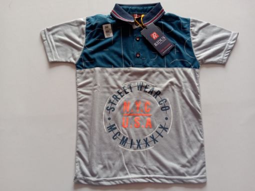Picture of MDL00298 :: Size:6-7 Years :: Boys T-Shirt (With Collar)