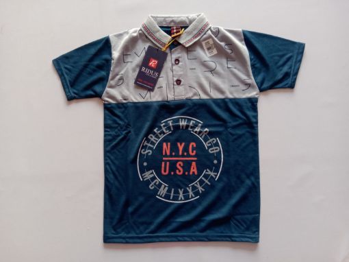 Picture of MDL00298 :: Size:6-7 Years :: Boys T-Shirt (With Collar)