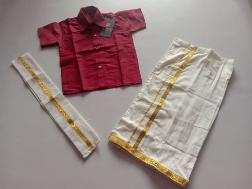 Picture of MDL00779 :: Size:18-24 Months :: Boys Party Wear-Sherwani and Dhoti Sets
