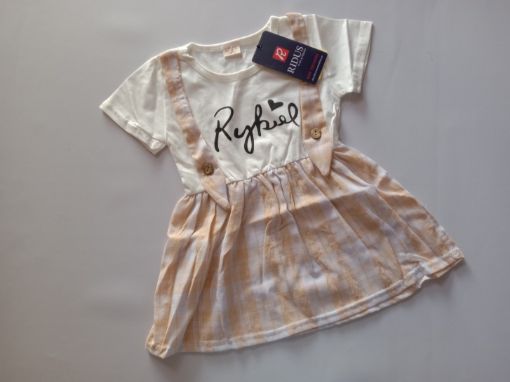 Picture of MDL00694 :: Size:18-24 Months :: Girls Dungarees