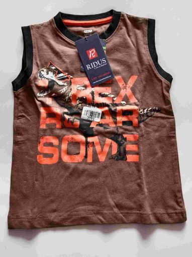 Picture of MDL00240 :: Size:3-4 Years :: Boys Sleaveless T Shirt