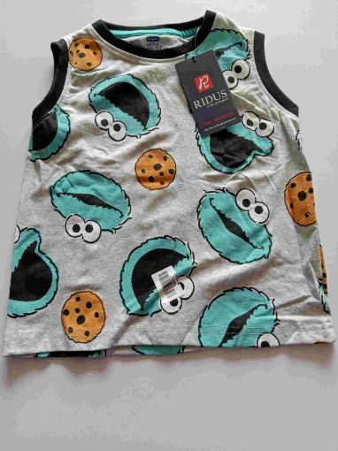 Picture of MDL00240 :: Size:3-4 Years :: Boys Sleaveless T Shirt