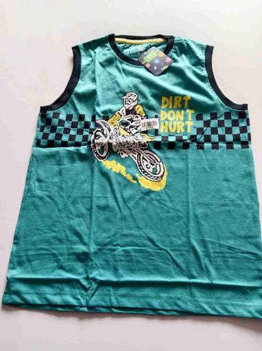 Picture of MDL00240 :: Size:13-14 Years :: Boys Sleaveless T Shirt