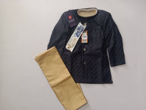Picture of MDL00957 :: Size:4-5 Years :: Boys Party Wear-Sherwani and Dhoti Sets