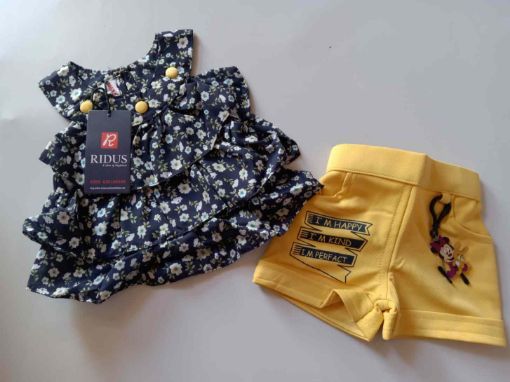 Picture of MDL00975 :: Size:2-3 Years :: Girls Top And Shorts Set