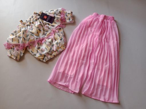 Picture of MDL00985 :: Size:6-7 Years :: Girls Top And Palazo Set