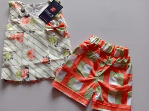 Picture of MDL00027 :: Size:2-3 Years :: Girls Top And Shorts Set