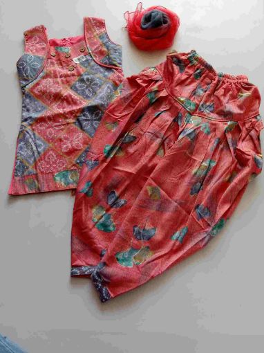 Picture of MDL00444 :: Size:5-6 Years :: Girls Patiala Set