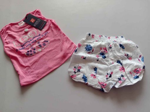 Picture of MDL00266 :: Size:2-3 Years :: Girls Top And Shorts Set