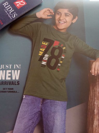 Picture of MDL00614 :: Size:6-7 Years :: Boys Full Sleave T Shirt