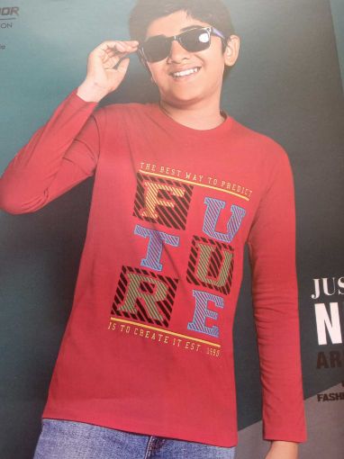 Picture of MDL00614 :: Size:8-9 Years :: Boys Full Sleave T Shirt