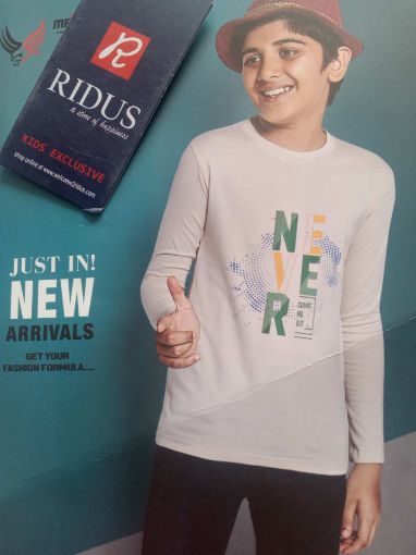 Picture of MDL00614 :: Size:8-9 Years :: Boys Full Sleave T Shirt