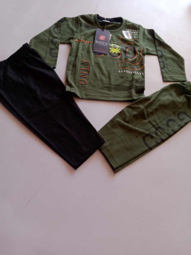 Picture of MDL00471 :: Size:9-12 Months :: Boys Full Sleave T Shirt and Pants Set