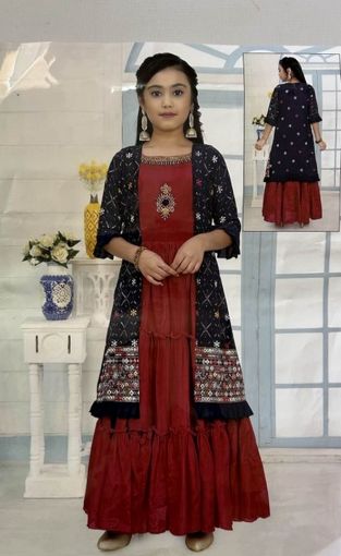 Picture of MDL01110 :: Size:8-9 Years :: Girls Lehenga