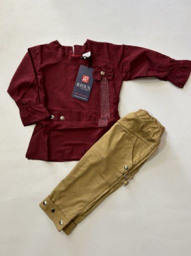 Picture of MDL01154 :: Size:18-24 Months :: Girls Top And 3/4th Set