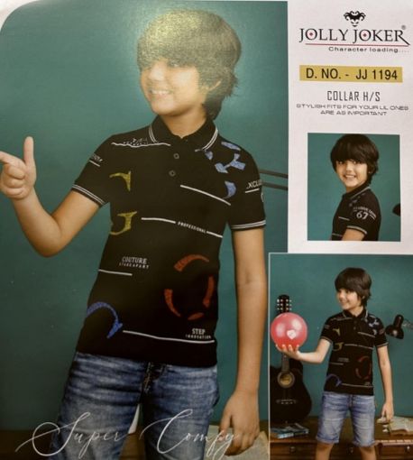 Picture of MDL00906 :: Size:4-5 Years :: Boys T-Shirt (With Collar)