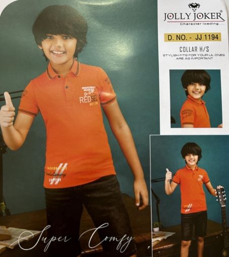 Picture of MDL00906 :: Size:6-7 Years :: Boys T-Shirt (With Collar)