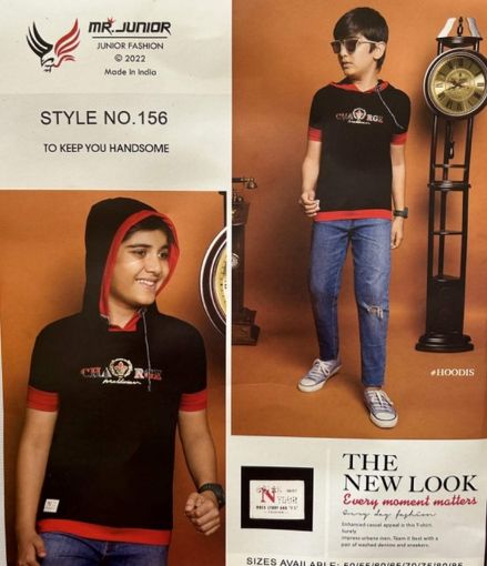 Picture of MDL00908 :: Size:5-6 Years :: Boys Hoodies (Half Cut)