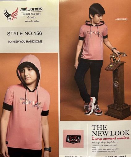 Picture of MDL00908 :: Size:6-7 Years :: Boys Hoodies (Half Cut)