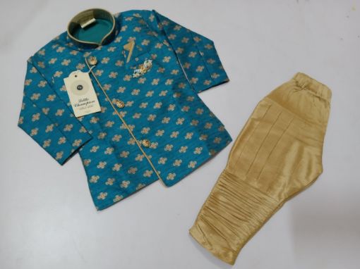 Picture of MDL01220 :: Size:9-12 Months :: Boys Party Wear-Sherwani and Dhoti Sets