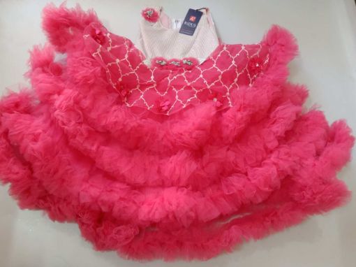 Picture of MDL01184 :: Size:4-5 Years :: Designer Frocks