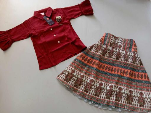 Picture of MDL01208 :: Size:5-6 Years :: Girls Casual Shorts and 3/4th