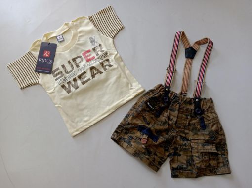 Picture of MDL01257 :: Size:6-9 Months :: Baby Boy-Dungarees