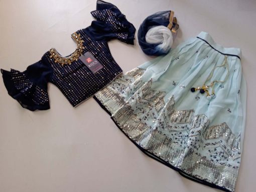 Picture of MDL01280 :: Size:5-6 Years :: Girls Lehenga