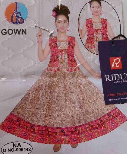 Picture of MDL01298 :: Size:7-8 Years :: Designer Frocks