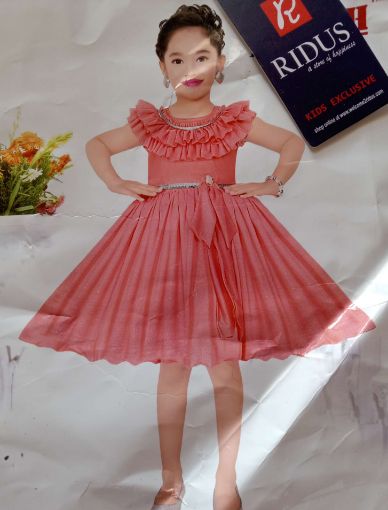 Picture of MDL01368 :: Size:3-4 Years :: Designer Frocks