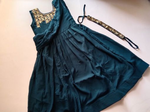 Picture of MDL01379 :: Size:5-6 Years :: Designer Frocks